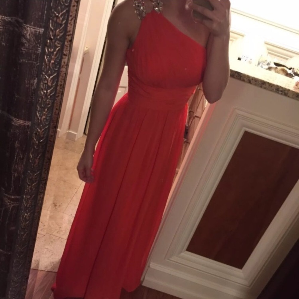 🔥❣️ORANGE PROM DRESS❣️🔥